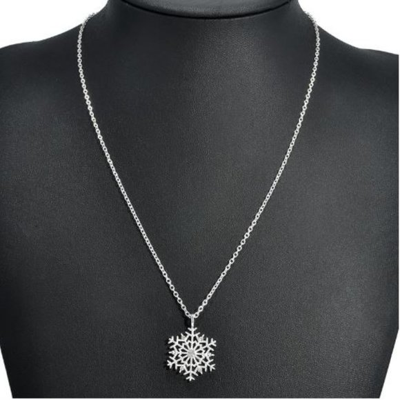 Snowflake Pendant Necklace - Picture 2 of 7